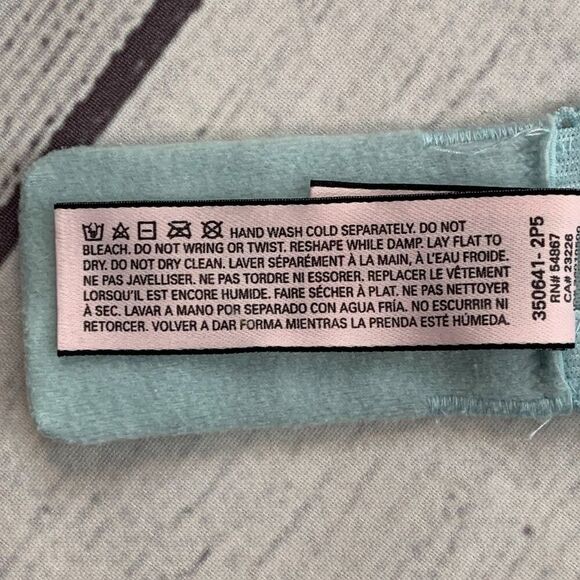 Victoria's Secret 36C Dream Angel Push-up Padded Bra Light Blue Lace Sexy - Picture 14 of 14